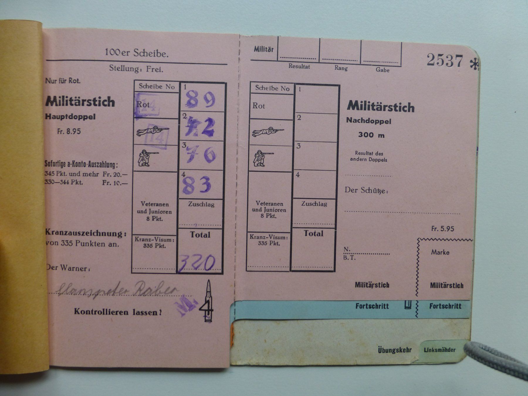 Medaillen: Madiswil, Landesschiessen 1952 – Gebraucht aus Bettlach von 1saurer 3