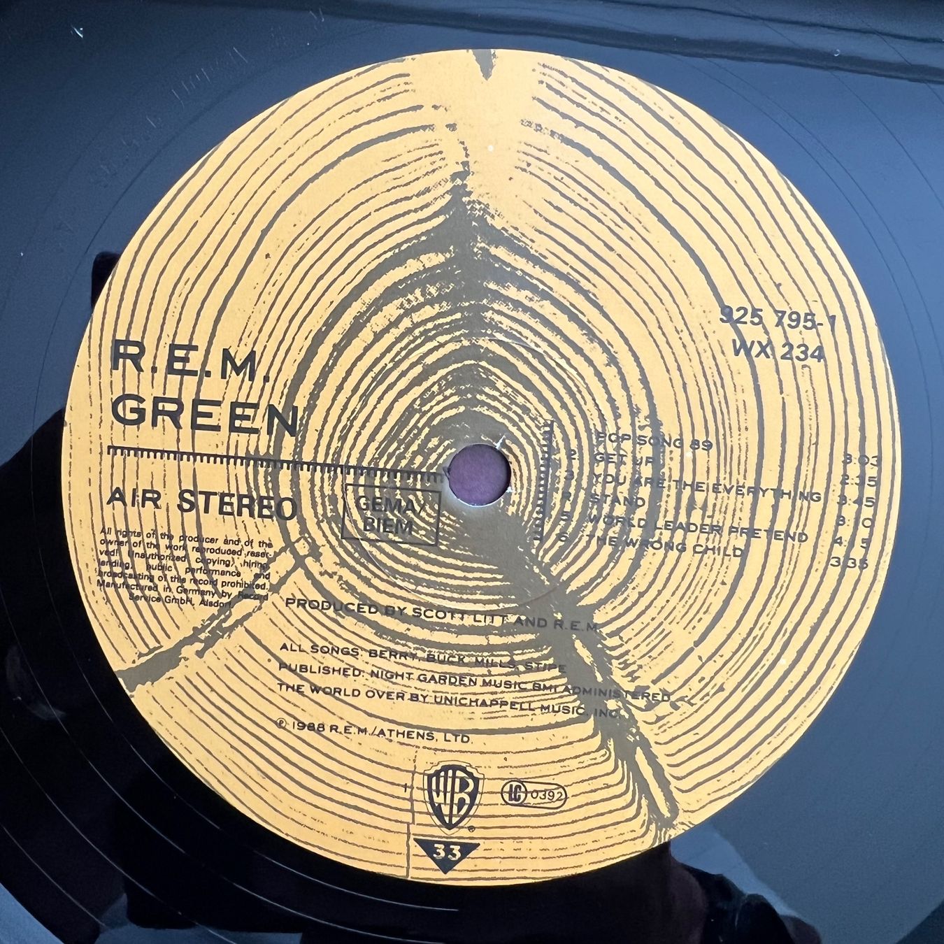 Schallplatten: R.E.M. -  Green // 1. D-Press. 1988 - Very nice Copy – Gebraucht aus Gais von soundcave57 5