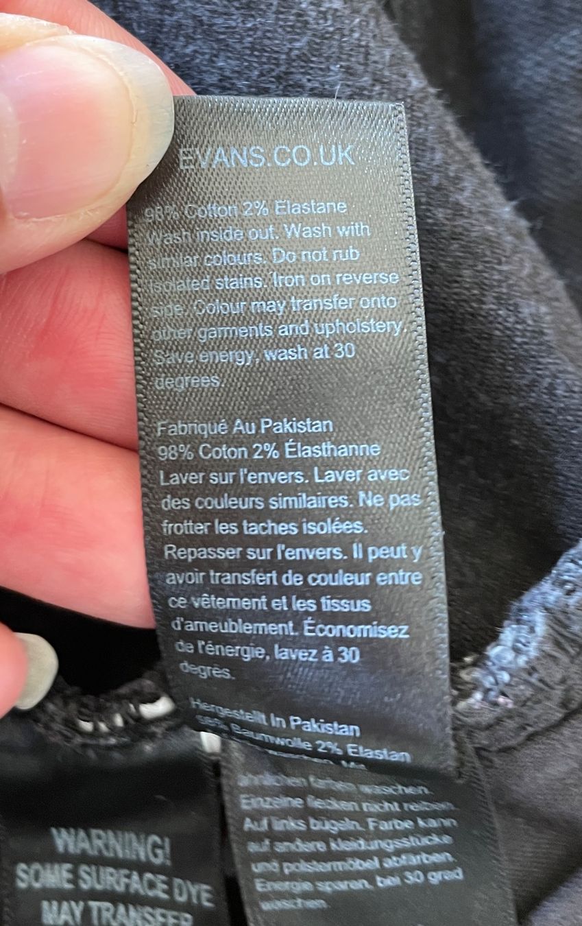 Jeans: Jeans, schwarz, von Evans, Grösse 54 – Usato da Gümligen venduto da soleil149 5