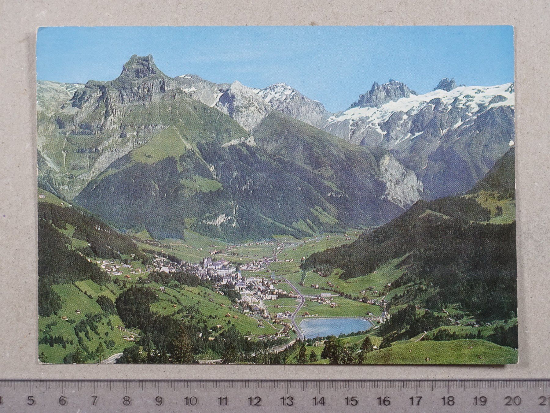 Cartoline postali: Engelberg, Hahnen, Spannörter – Usato da Lenzburg venduto da fh1