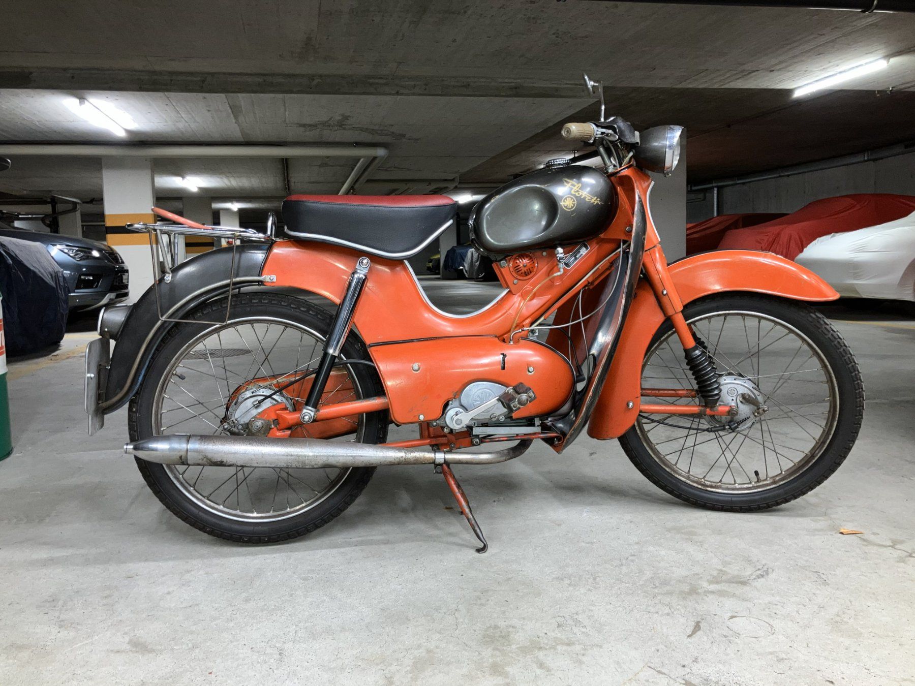 Kreidler Ciclomotori: Kreidler Florett K53 rot/grau 1958 Oldtimer – Usato da Oberweningen venduto da LSP72