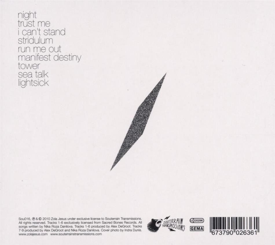 CD: Zola Jesus - Stridulum II (Digipack) – Usato da Uzwil venduto da visions77 1
