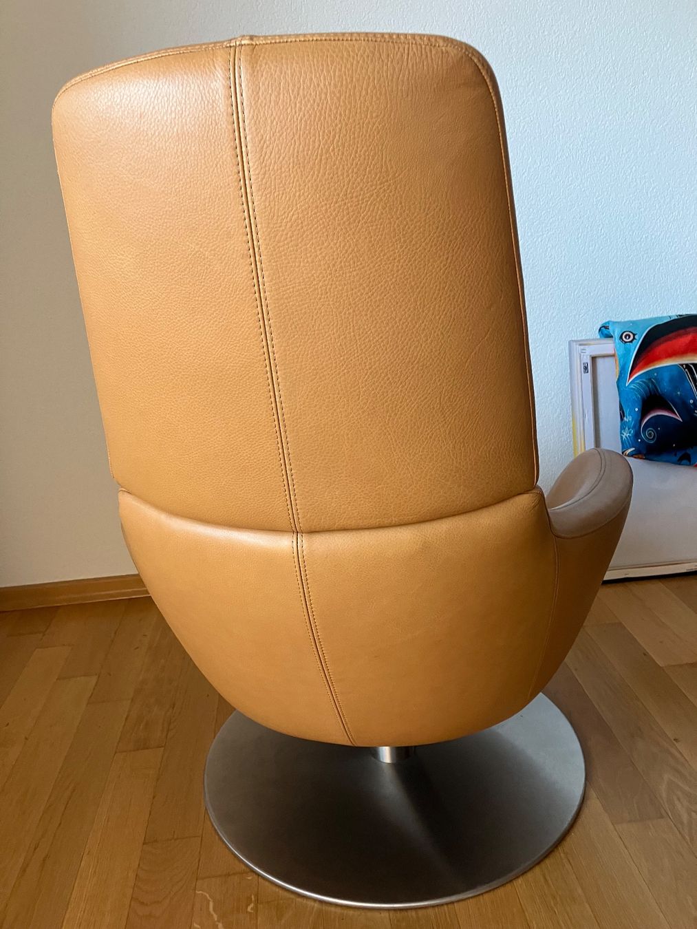 Poltrone: Drehsessel, cognac, Kunstleder – Usato da Winterthur venduto da Seepferdchen63 2