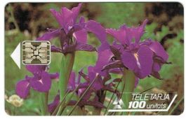 Telefonkarte Andorra AND-008 Pyrenean Iris