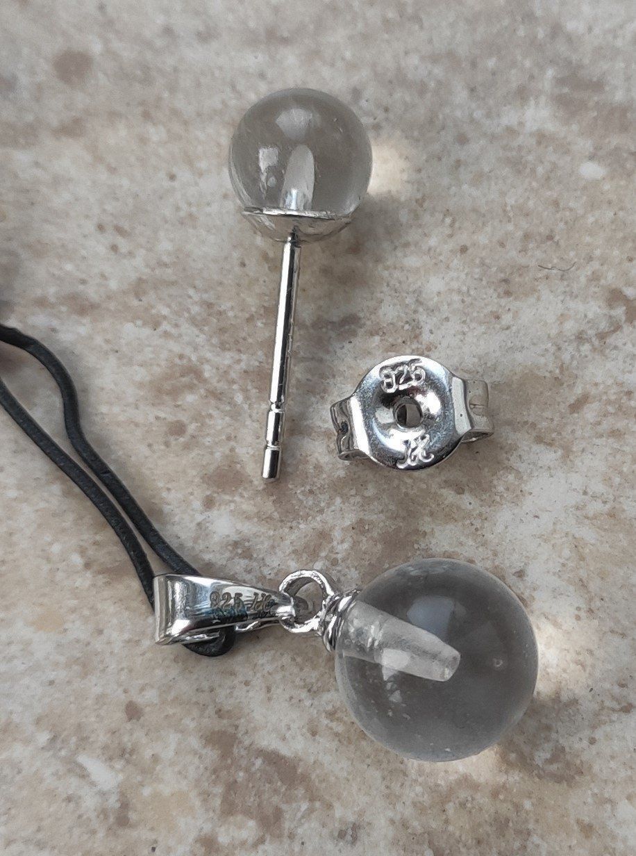 Altri gioielli: 7 Edelsteinsets mit Halskette/Silber 925 – Nuovo (secondo la descrizione) da Miège venduto da gitarro68 3