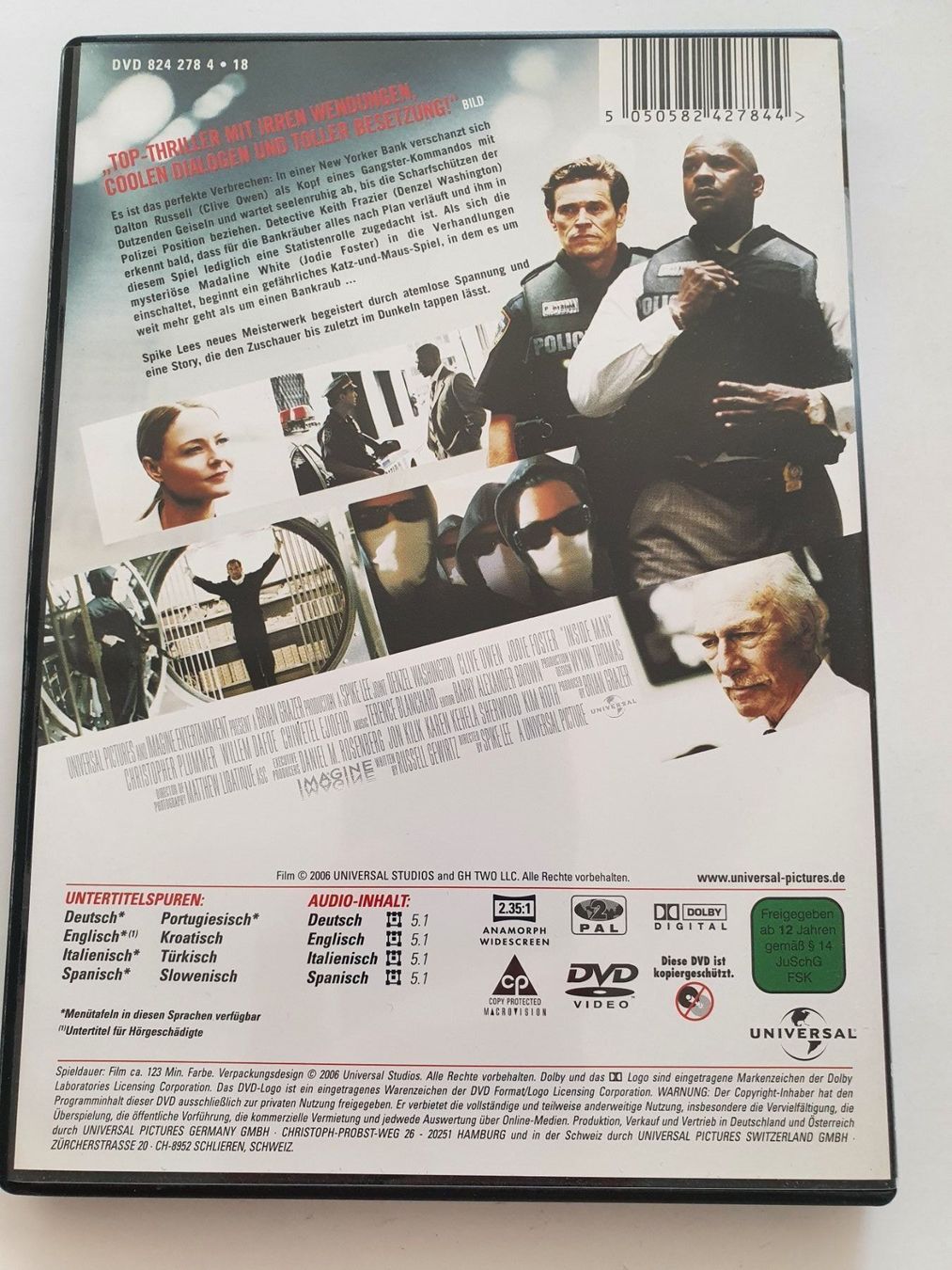Tutti i DVDs: Inside Man DVD – Usato da Oberdorf BL venduto da BaldenEagle 1