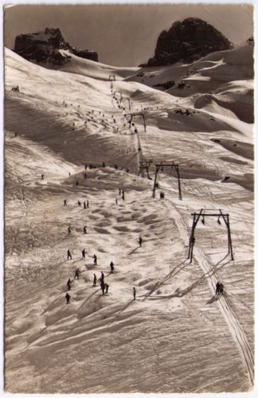 Ansichtskarten: Engelberg - Skilift Trübsee-Jochpass – Gebraucht aus Binningen von Mountainrider