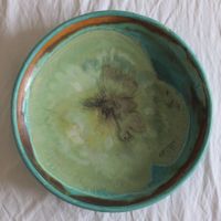 Keramikschale Ø 41,7 cm / Höhe 7,2 cm / 2,5 kg - Unikat