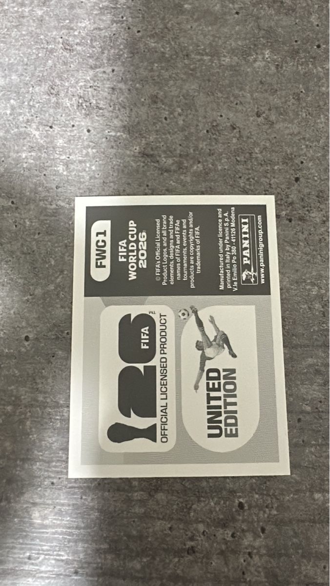 Panini Carte collezionabili: FWC 1 , WORLD CUP 2026 PANINI – Nuovo (secondo la descrizione) da Frauenfeld venduto da 1PegPeg1 1