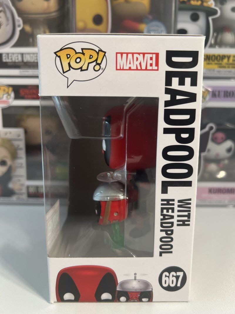 Funko Statuette: Funko POP! Marvel Zombies Deadpool with Headpool Limitée – Nuovo e nell'imballaggio originale da Le Mouret venduto da perfectbijou 3