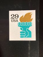 USA 1991 Fackel 29c selbstklebend Einzelmarke aus Folienbl.