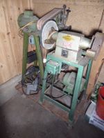 2x Doppelschleifmaschine und Bandschleifer 380V