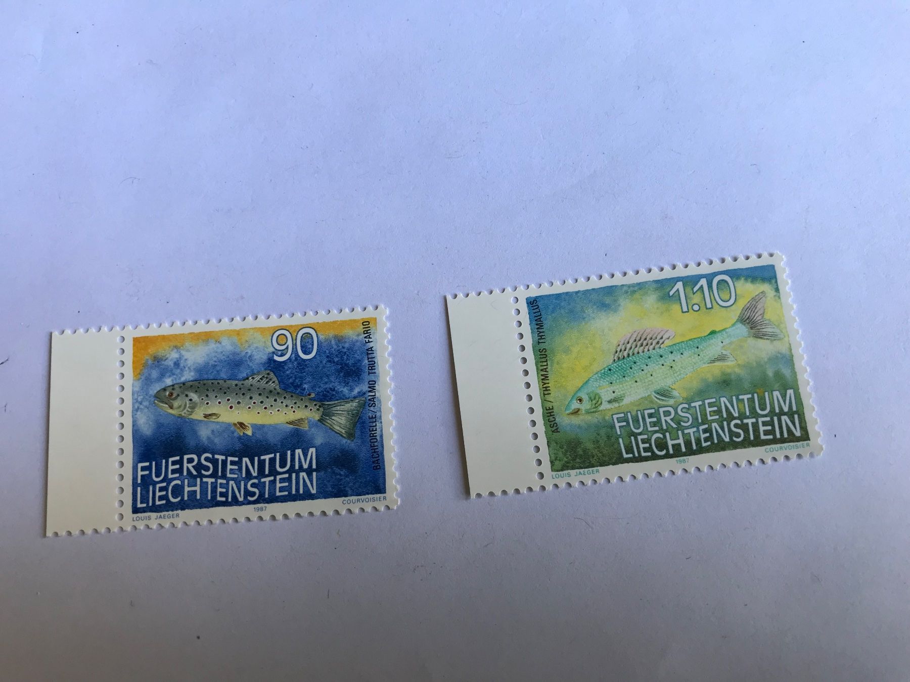 Tous les timbres: briefmarken FL 1987, ungestempelt – D'occasion à liestal par makai05 3