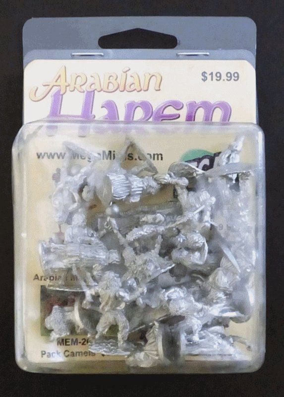 Statuette: LOT 3 BOXES LEAD MINIATURE HAREM ARABIAN KNIGHTS & MAGIC – Nuovo e nell'imballaggio originale da Lugano venduto da YouWantUS 1
