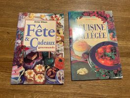 2 Illustrierte französische Kochbücher (livres de recettes)