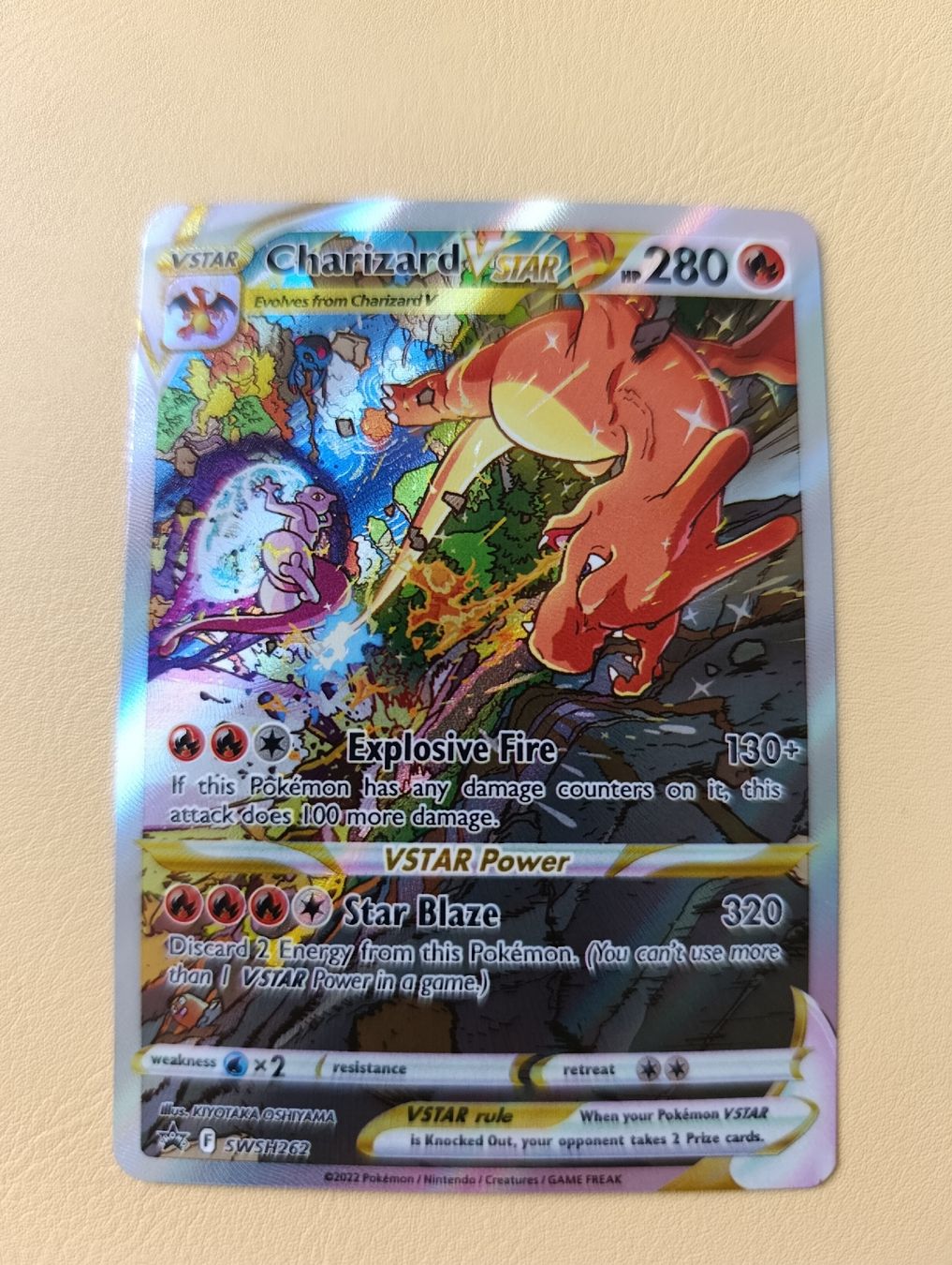 Pokémon Sammelbilder & Trading cards: Carte Pokémon Charizard VSTAR  SWSH262  – Gebraucht aus Yverdon-les-Bains von cashkiller 1