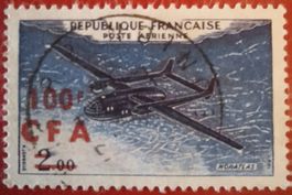 Timbre avion "Noratlas", Colonies Française, 1952