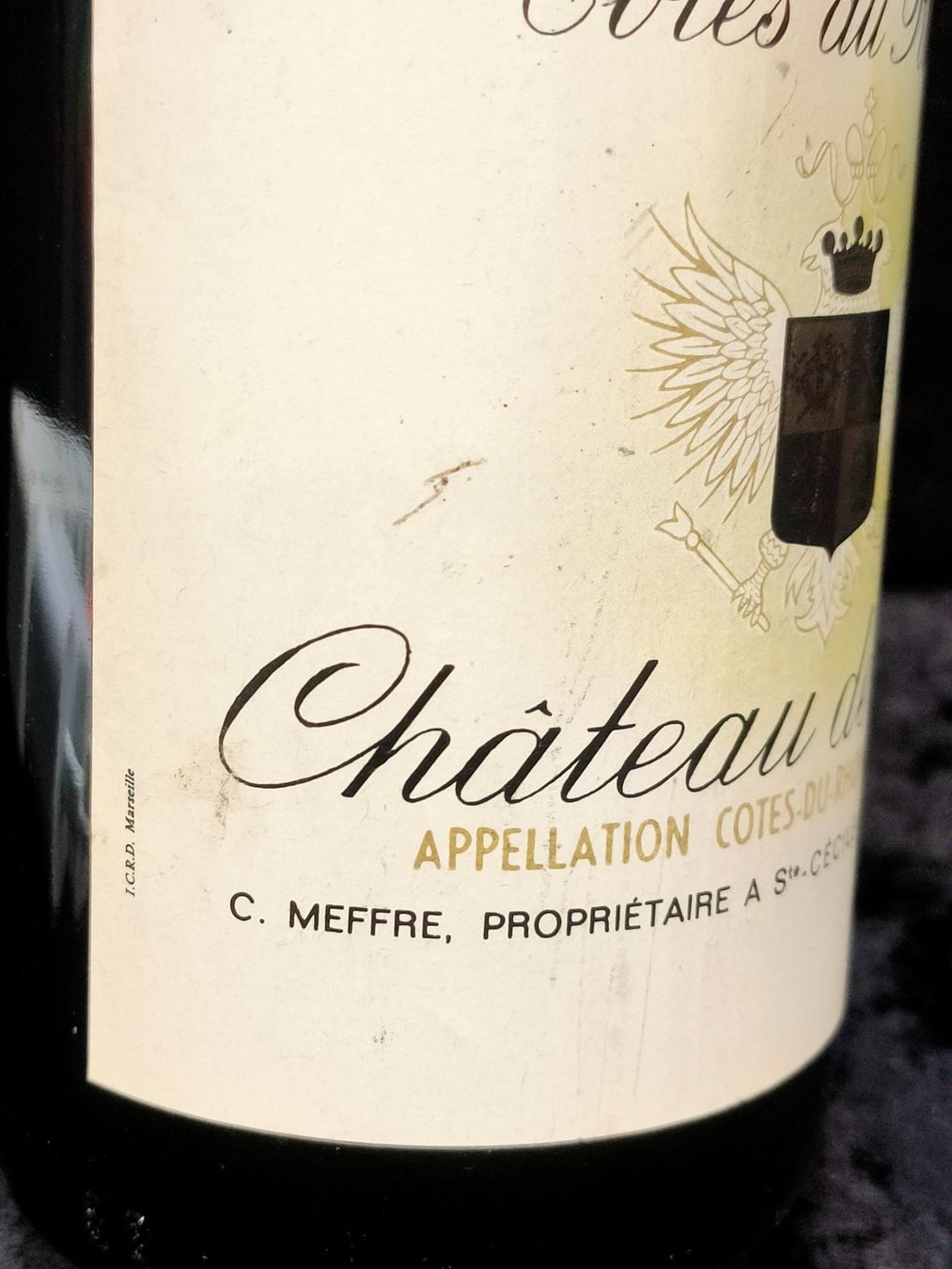 Vino: CÔTES DE RHÔNE CHÂTEAU DE RUTH 1981 – Nuovo (secondo la descrizione) da Genève venduto da Leboucheoreilles 3