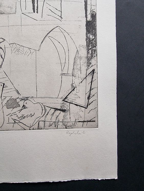 Max Hegetschweiler 1902-1995   RADIERUNG handsigniert 3