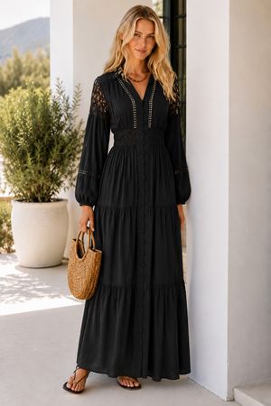 WUNDERSCHÖNES Maxikleid aus 100% Cotton Gr.S-M  NEU