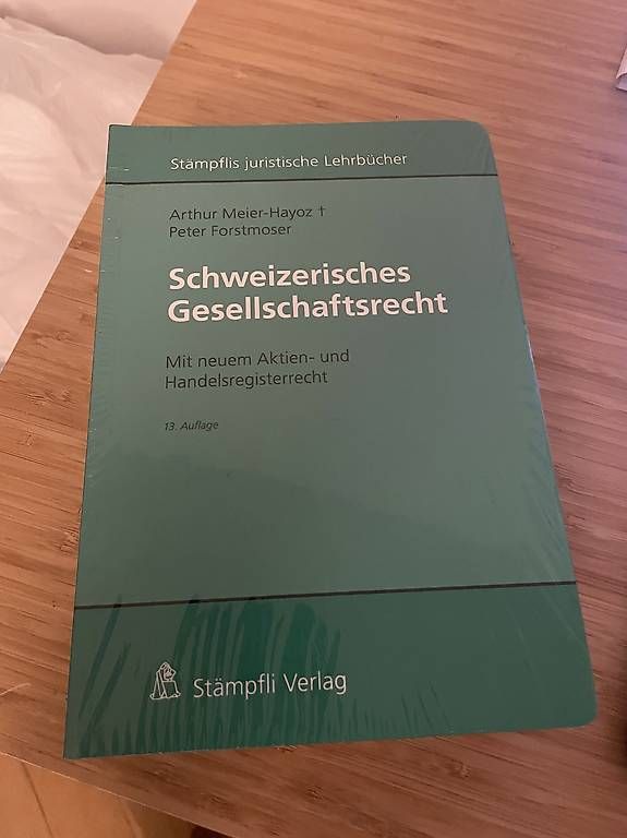 Libri: Schweizerisches Gesellschaftsrecht – Usato da Bern venduto da est_8yvq