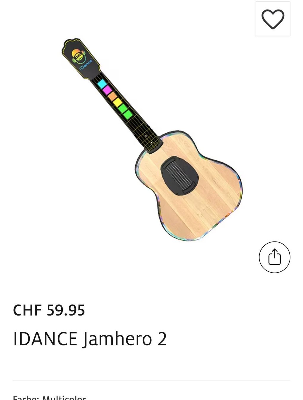 Strumenti musicali: Guitare Idance Jamhero 2 NEUVE – Nuovo e nell'imballaggio originale da La Chaux-de-Fonds venduto da kellina 1