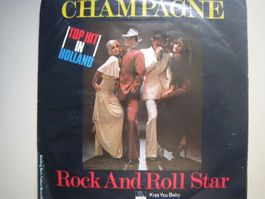 Vinyl Single Champagne - Rock And Roll Star