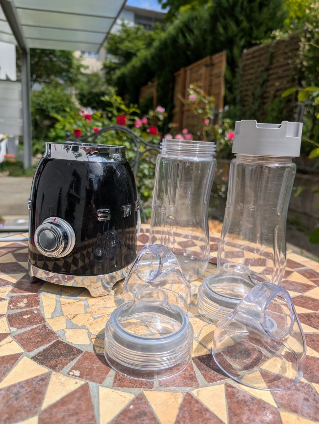 Küchengeräte: SMEG 50's Style PBF01BLEU 300 W – Gebraucht aus Seuzach von House7