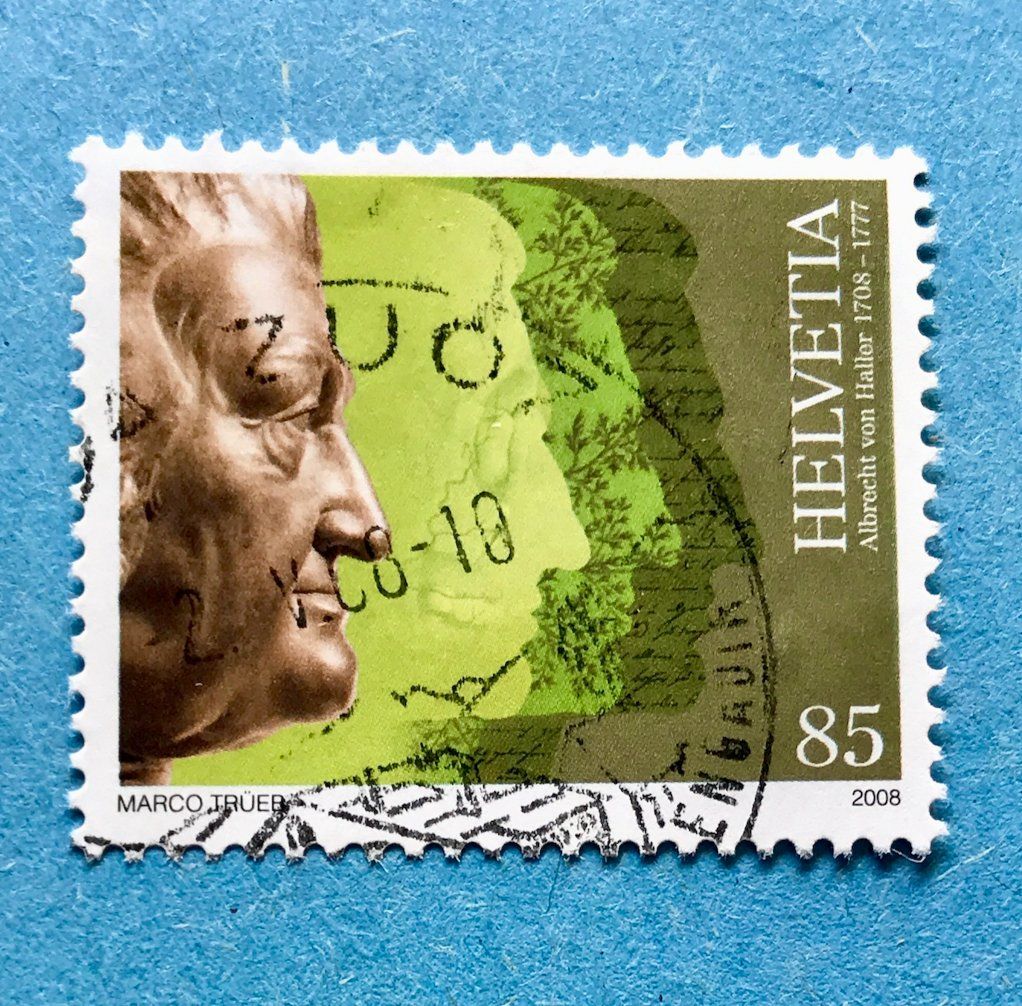 Tutti i francobolli: Nr.1258 Albrecht von Haller GESTEMPELT   – Usato da Aarau venduto da Billa007