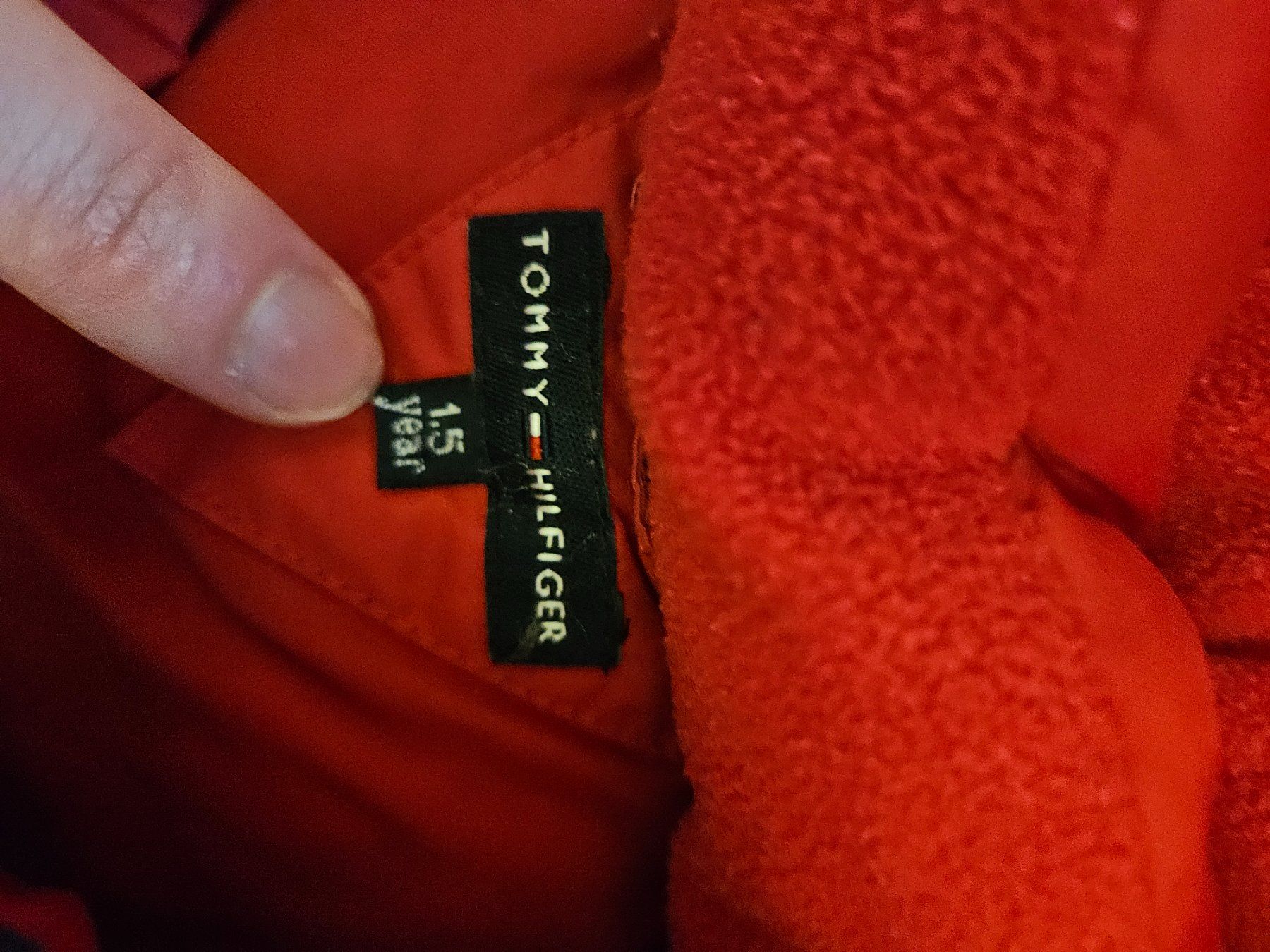 Tommy Hilfiger Giacche & Cappotti: Tommy Hilfiger Jacke Gr. 80 rot – Usato da Volketswil venduto da lar_di24 1