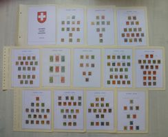 ++ Schöne Altschweiz Sammlung ab sitz. Helvetia