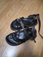ALOHAS Sandals black size 37 made in Spain 