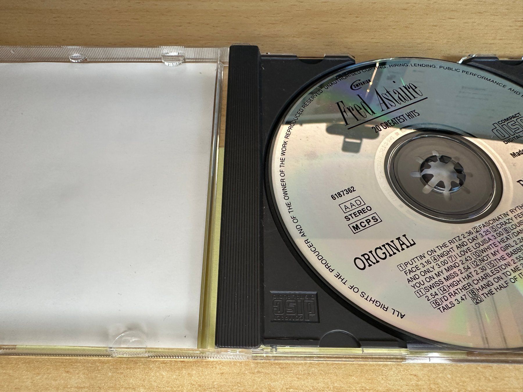 CD: E2 Fred Astaire – 20 Greatest Hits – Usato da Rikon im Tösstal venduto da Alpenmutz 2