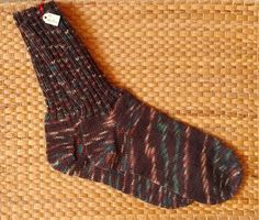 Gestrickte Socken/Wollsocken, Gr. 40/41