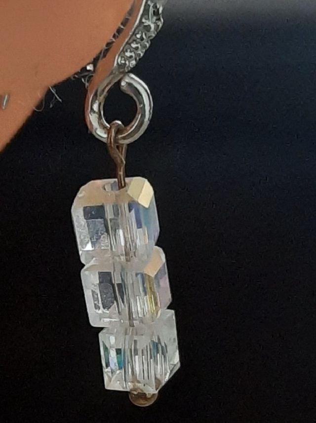 Orecchini pendenti & Orecchini a lobo: Eleganter Ohrschmuck mit Kristallen! – Nuovo (secondo la descrizione) da Solothurn venduto da lsc_pf99 4