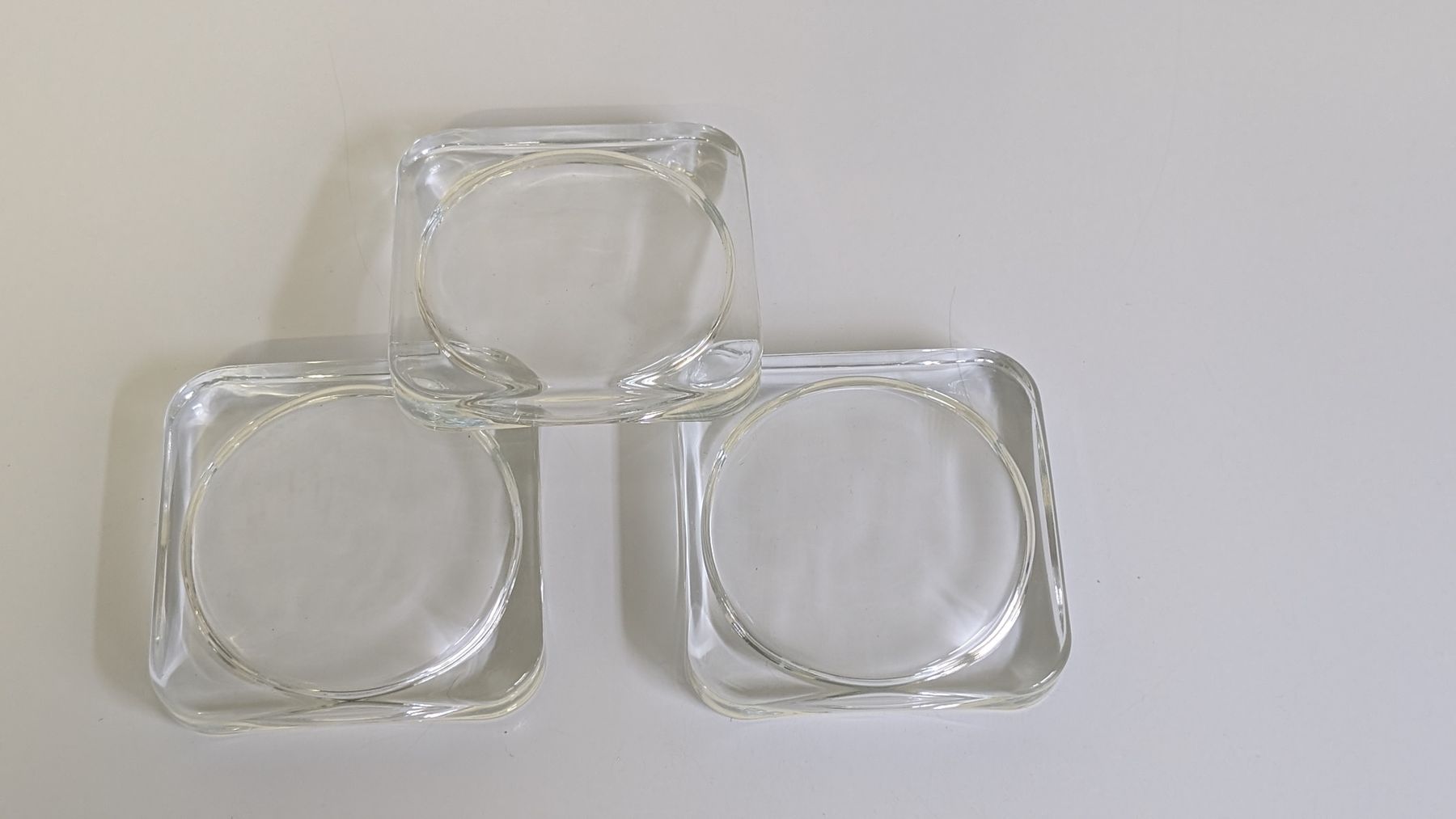 Sottobicchieri: Kerzenhalter aus Glas 3 Stück – Usato da Zürich venduto da Misam