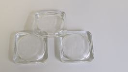 Kerzenhalter aus Glas 3 Stück