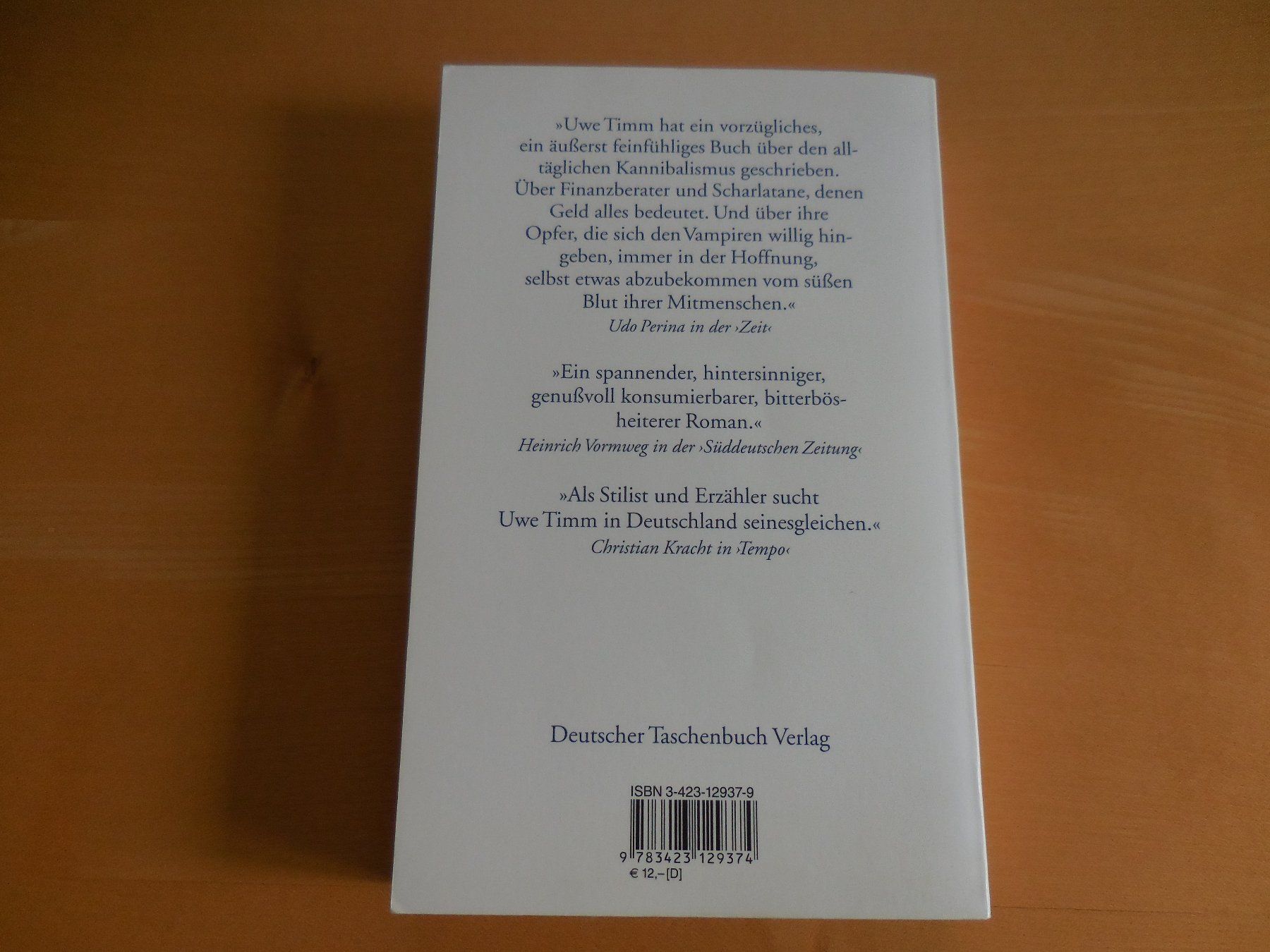 Libri: Kopjäger (Uwe Timm) – Usato da Wädenswil venduto da Sube 2