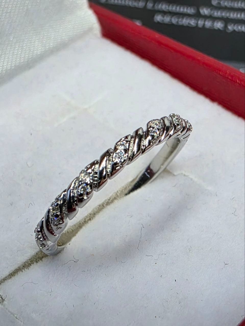 Bagues: Bague argent avec diamants de moissanite certifiés GRA – Neuf avec emballage d'origine à Reconvilier par Tsma67 6