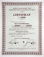AG der Moskauer Textil-Manufaktur, Glarus - 1923 (5er)