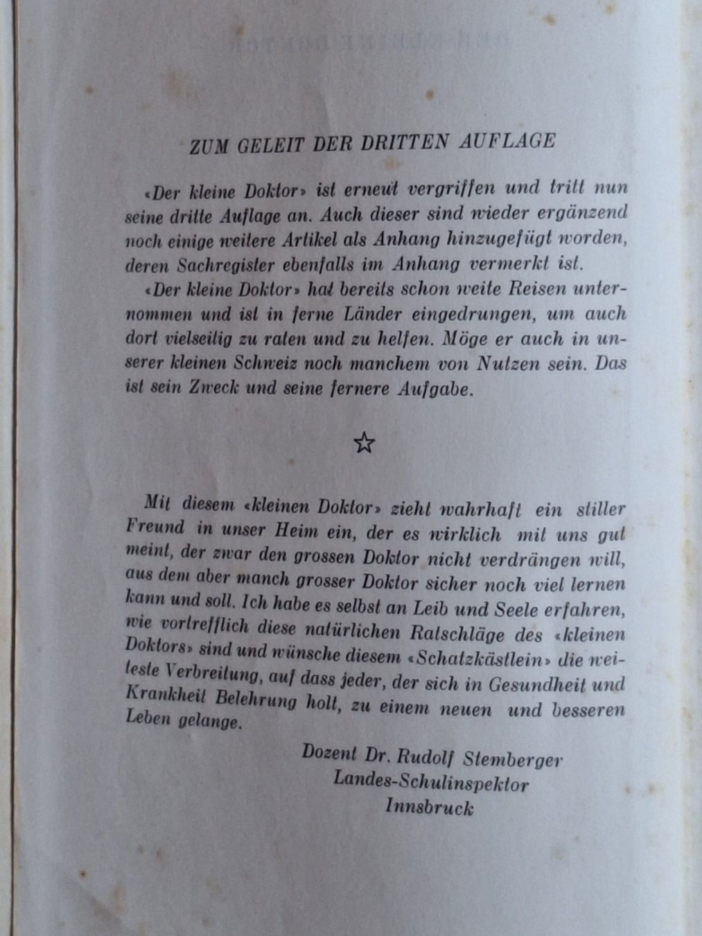 Libri: A.Vogel "Der kleine Doktor" 1954 – Usato da Eriswil venduto da corolla05 1