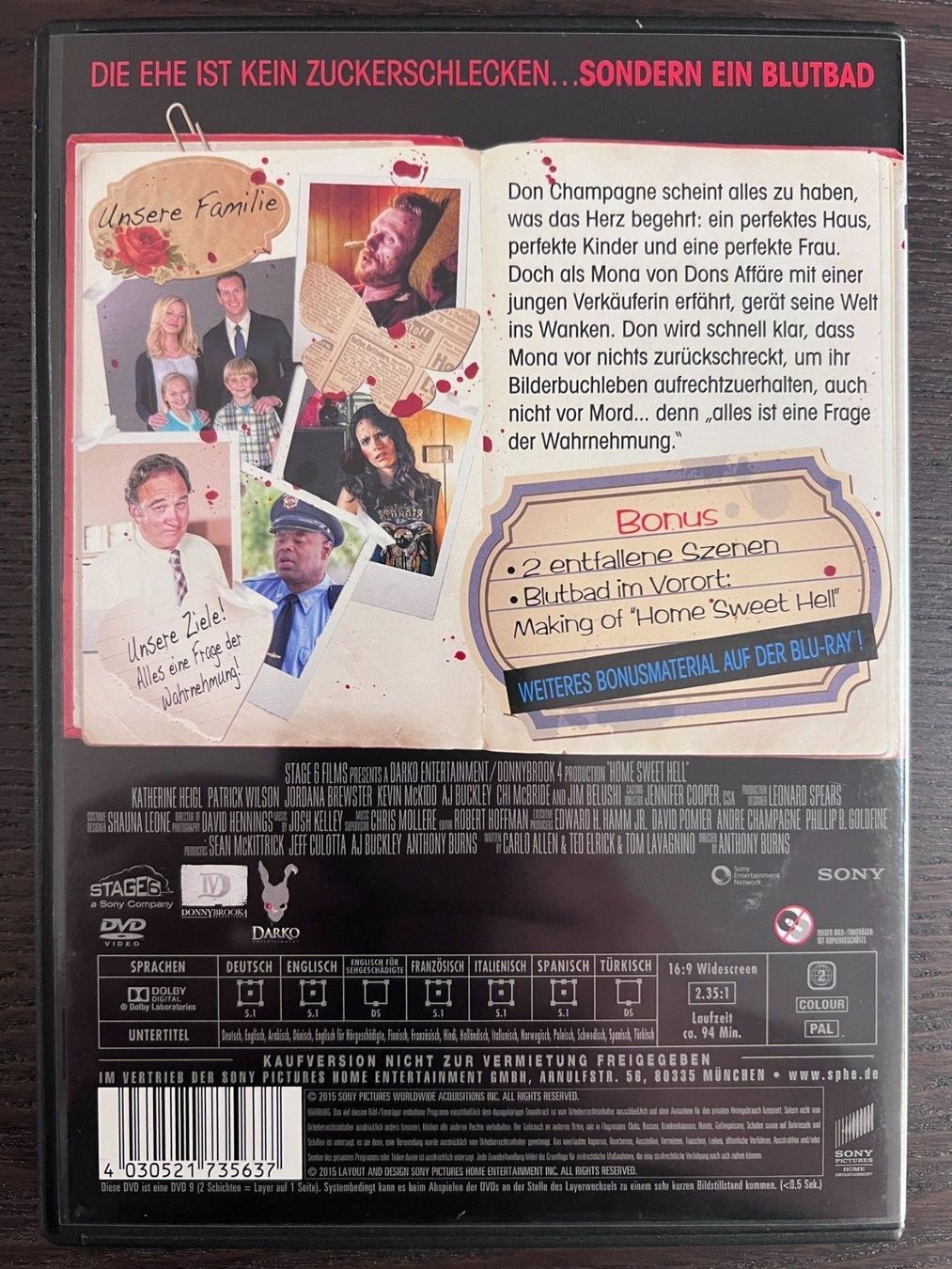 Tutti i DVDs: Home Sweet Hell – Usato da Zürich venduto da FilmFreunde 1