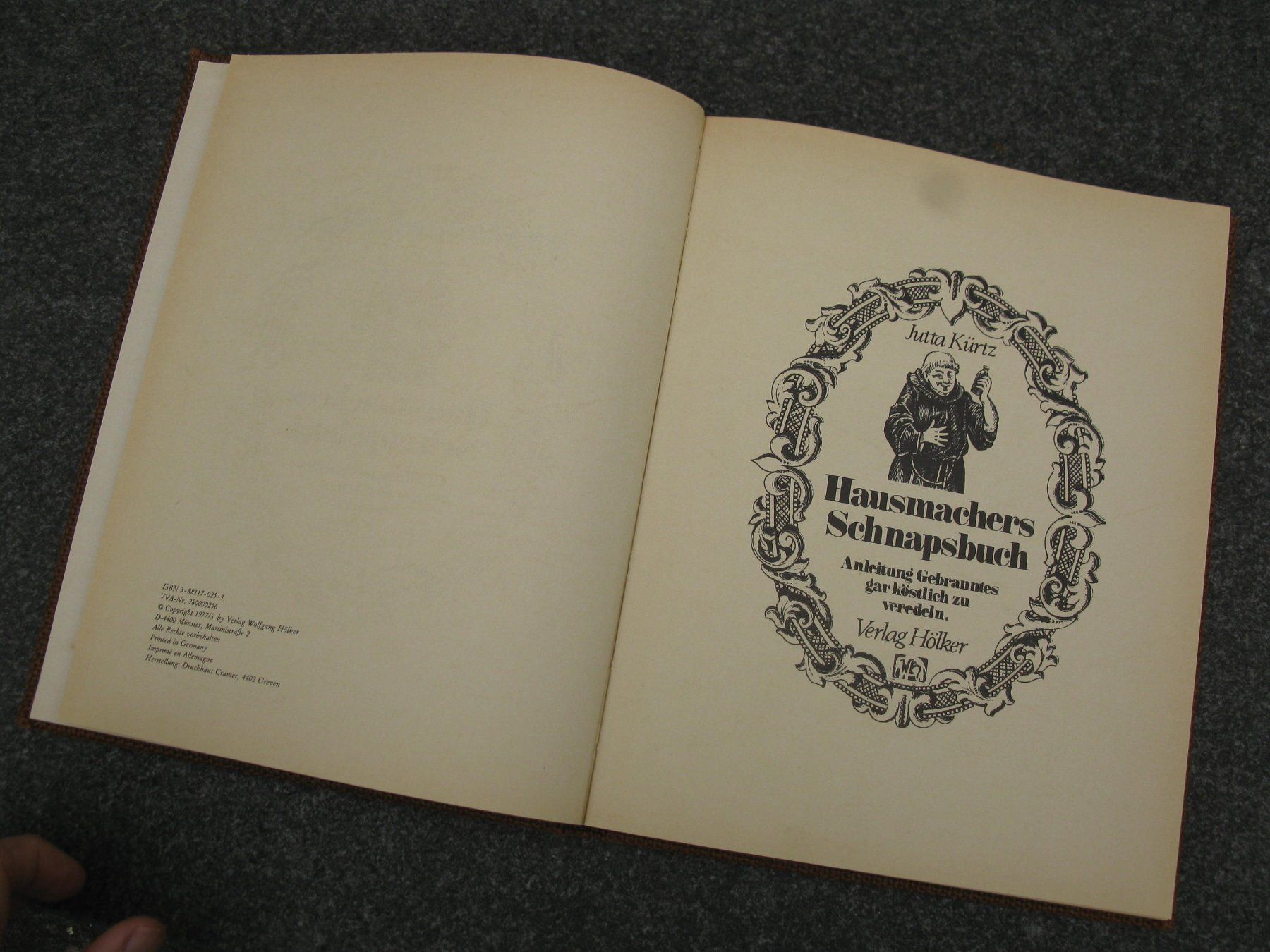 Bücher: Hausmachers Schnapsbuch 1977 – Gebraucht aus Hittnau von Mares8335 1
