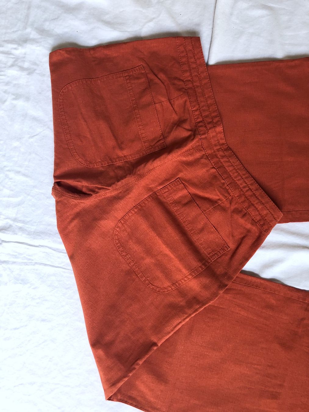 H&M Pantaloni: H&M Leinenhose, orange, Gr. 34 – Usato da Basel venduto da Solaia28 3