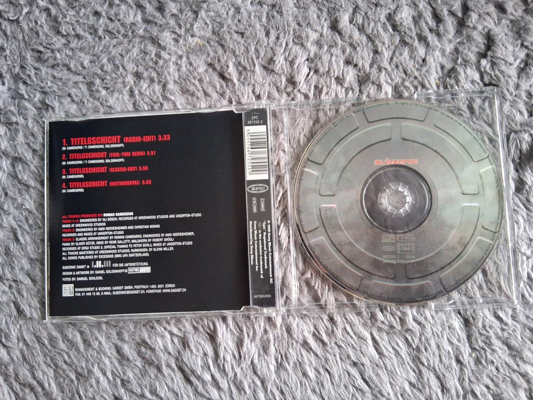 CD: SUBZONIC     TITELGSCHICHT      CD SINGLE – Usato da Wetzikon ZH venduto da Ramones01 2