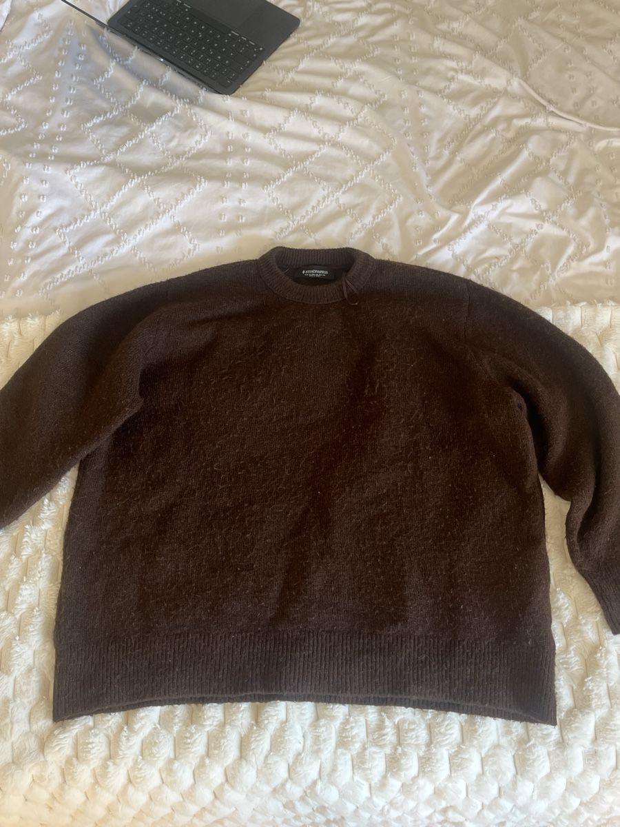Stradivarius Maglioni & Felpe: Pull stradivarius marron taille XS mais large – Usato da Semsales venduto da theaa157 1