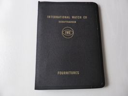 I W C  Schaffhausen - Handbuch über Fournitures