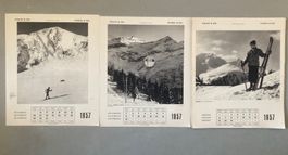 23 Seiten von Abrisskalender Pickel & Ski 1957