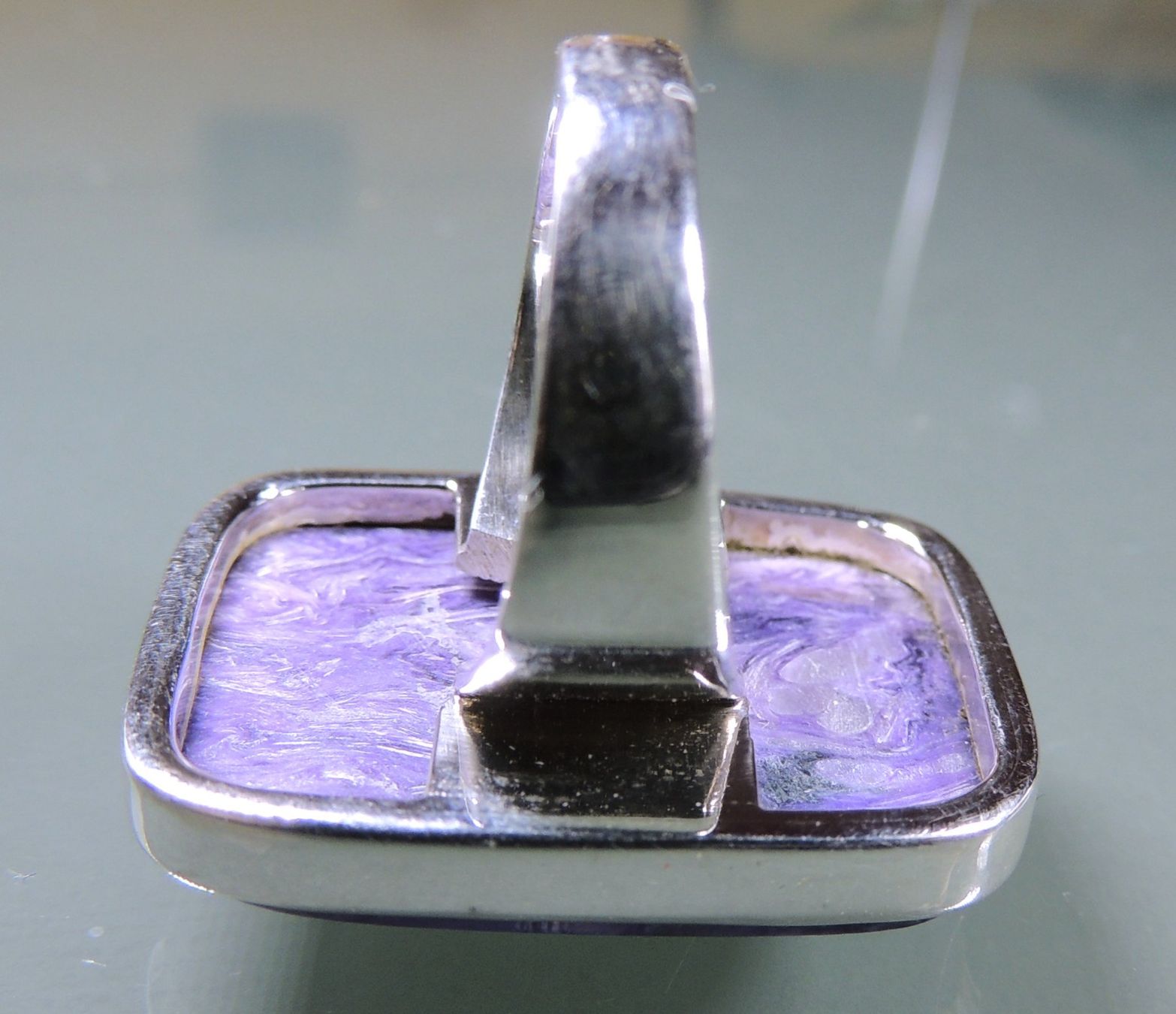 Ringe: Großer Charoit Silber 925 Fingerring Gr. 60 – Neu und originalverpackt aus Waldenburg von schaller707 5