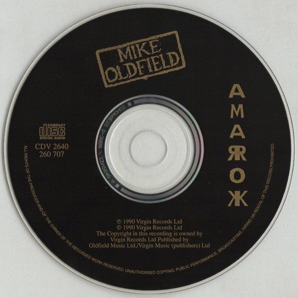 CDs: Mike Oldfield – Amarok - b – D'occasion à Brittnau par Zibu 2